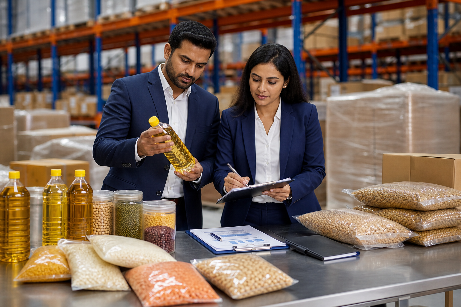 Quality inspection and procurement planning for edible oil and agro commodities